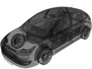 Citroen C4 (2009) 3D Model