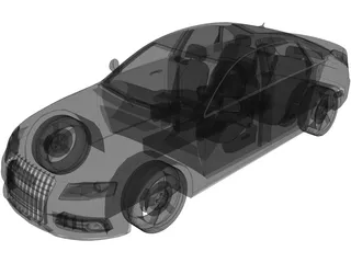 Audi A4 (2011) 3D Model