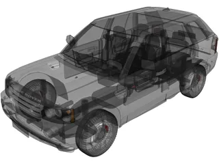 Range Rover Sport (2008) 3D Model