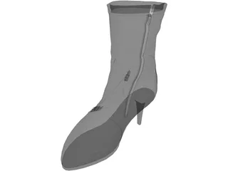 Woman Boot 3D Model