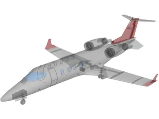 Bombardier Learjet 3D Model