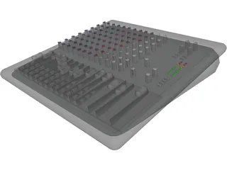 Audio Mixing Console 3D Model