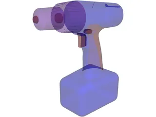 Cordless Drill 3D Model