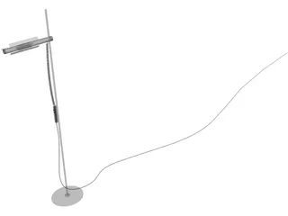 Halogen Floor Lamp 3D Model