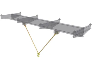 Lifting Beam 3D Model