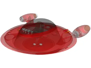 UFO Toy Model 3D Model