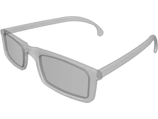 Reading Glasses 3D Model