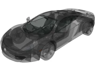 McLaren MP4-12C 3D Model