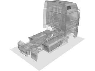 Mercedes-Benz Actros MP4 3D Model