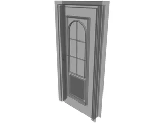 Door House 3D Model