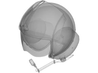 Pilot Helmet 3D Model