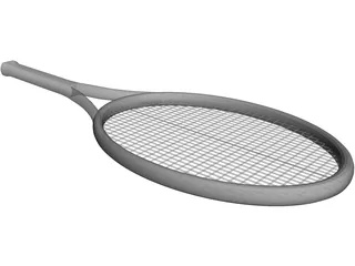 Tennis Racket 3D Model