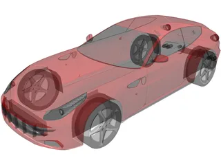 Ferrari FF (2012) 3D Model