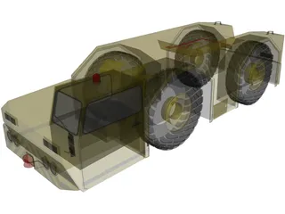 Aircraft Tow Tractor 3D Model