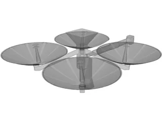 Antenna High Gain 3D Model