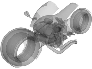 Connecting Rod Bike Concept 3D Model