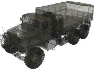 Kraz-255B 3D Model