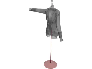 Stick Manikin 3D Model