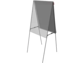 Flip Chart 3D Model