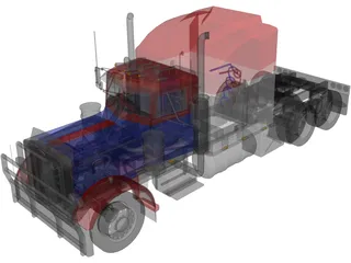 Peterbilt 379 RT (1999) 3D Model