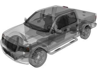 Ford F-150 Series (2004) 3D Model