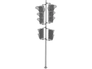 Traffic Light 3D Model