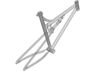 Bike Frame 3D Model