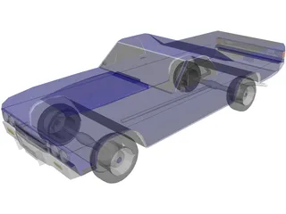 Chevrolet El Camino SS 454 3D Model