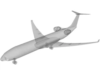 Private Jet 3D Model