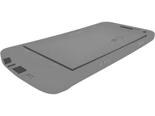 Galaxy Nexus Mobile Phone 3D Model