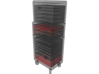 Craftsman Tool Chest 3D Model