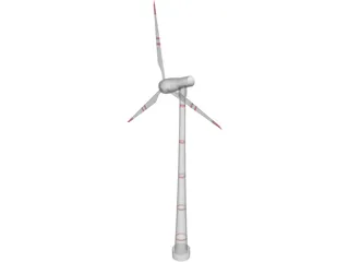 Wind Turbine 3D Model