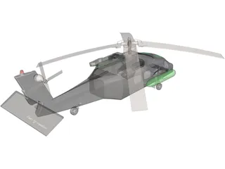 Helicopter Concept 3D Model
