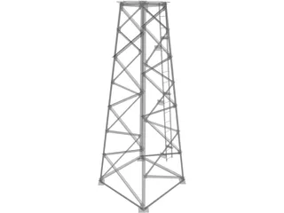 Tower Structure 3D Model