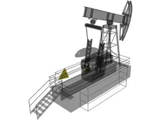 Oil Rocker 3D Model
