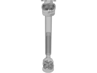 Cardan Shaft 3D Model