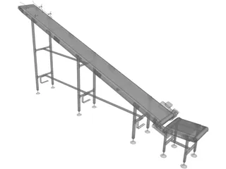 Conveyor Belt 3D Model