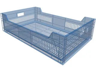 Plastic Rack 3D Model