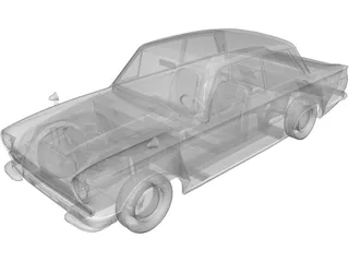 Ford Lotus Cortina (1966) 3D Model