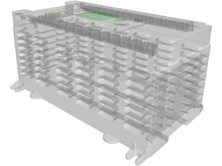 Allen-Bradley MicroLogix 1400 PLC 3D Model