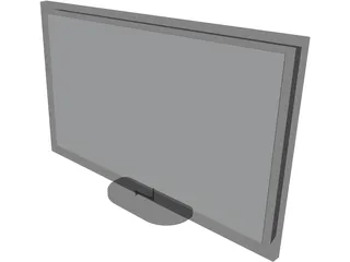 LG 42PQ2000 Plasma Television 3D Model