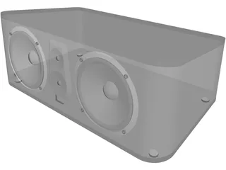 JBL-ES25C Center Speaker 3D Model