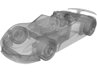 Porsche 918 Spyder Concept 3D Model