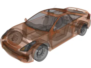 Toyota Celica (2009) 3D Model