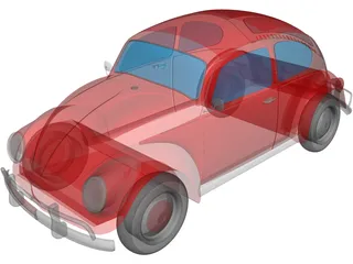 Volkswagen Beetle 3D Model