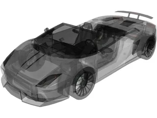 Lamborghini Gallardo LP570 Spyder 3D Model