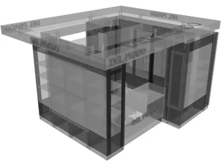 Muebles Shopping 3D Model