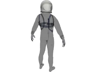 Astronaut Mercury Project 3D Model