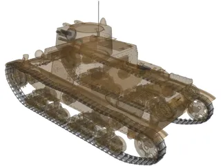 Fiat M11/39 3D Model