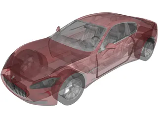 Maserati Granturismo 3D Model